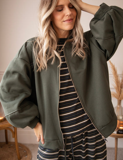 Bomberjacke - Snuggle Up - Khaki