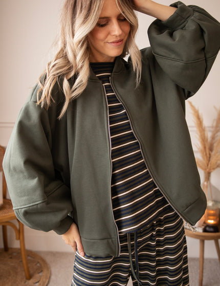 Bomberjacke - Snuggle Up - Khaki