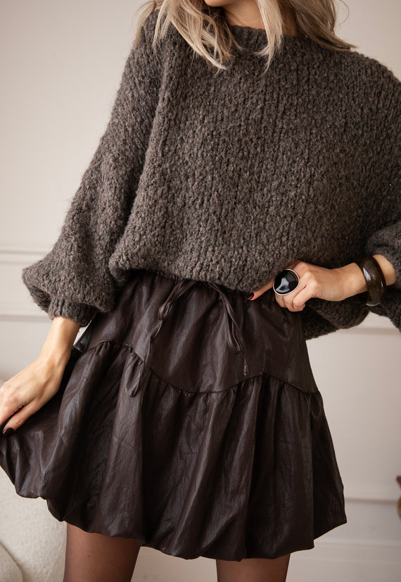 Pretty Puffy Choco - Skirt