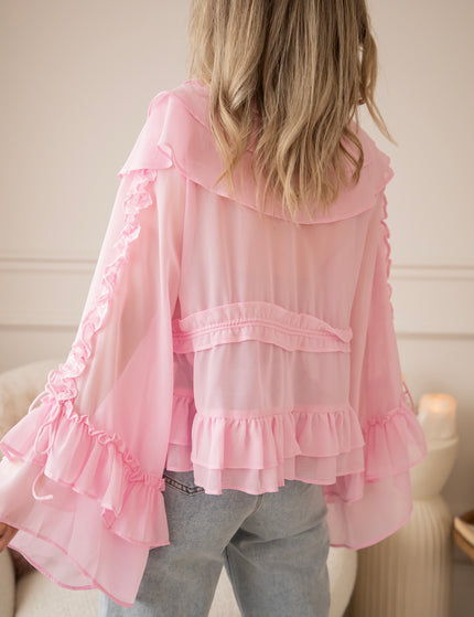 Volantina Pink - Blouse