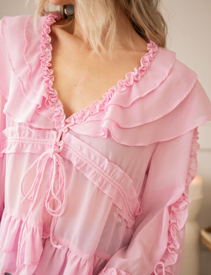 Volantina Pink - Blouse