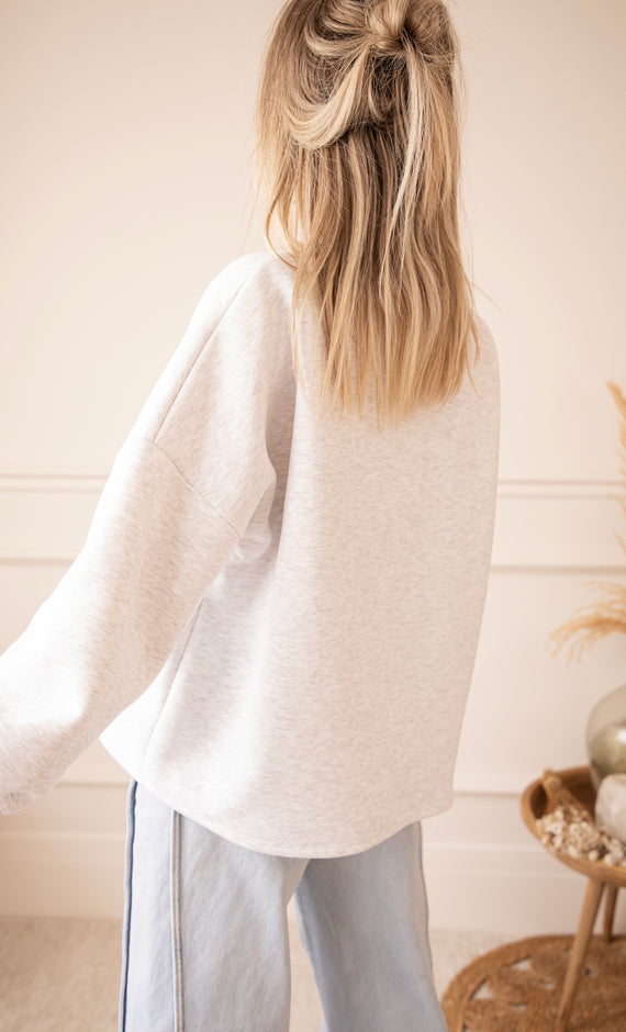Lily Soft Grey - Sweater