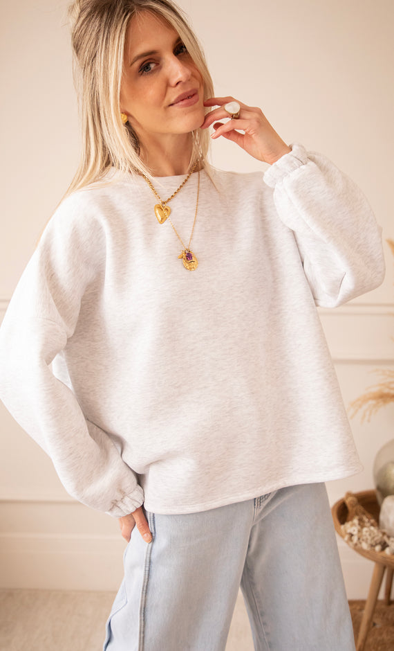 Lily Soft Grey - Sweater