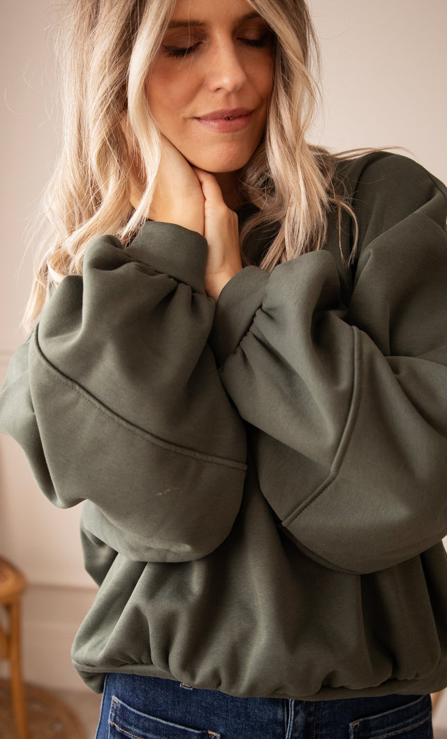 Pullover - Snuggle Up - Khaki