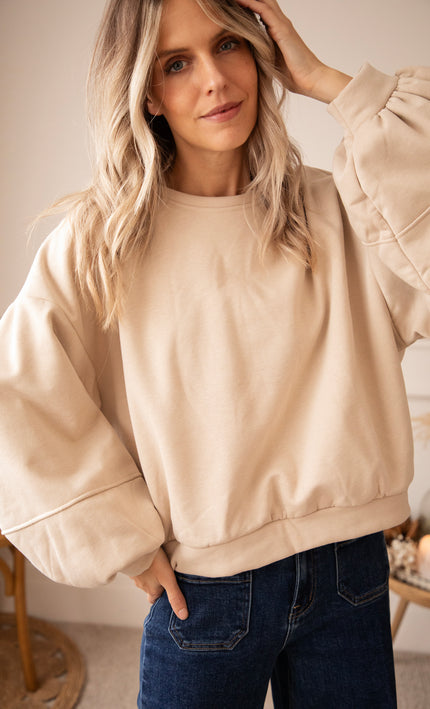 Snuggle Up Sand - Sweater