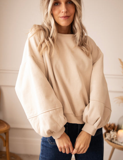 Snuggle Up Sand - Sweater