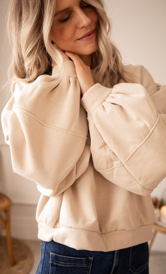 Pullover - Snuggle Up - Sand