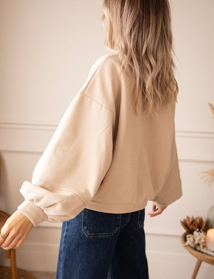 Snuggle Up Sand - Sweater