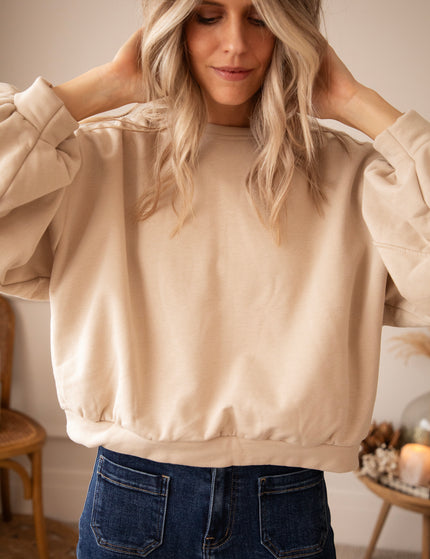 Snuggle Up Sand - Sweater