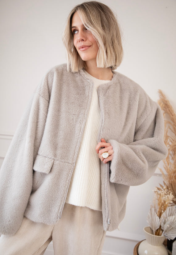 Fur Fine Soft Grey - Jacket