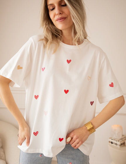 All Kinds Of Hearts White - T-Shirt