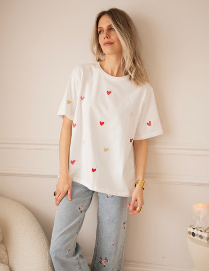 All Kinds Of Hearts White - T-Shirt