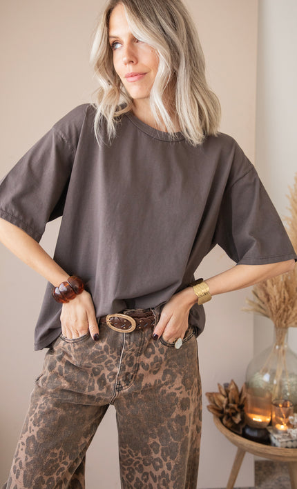 T-Shirt - Basic Bea - Braun