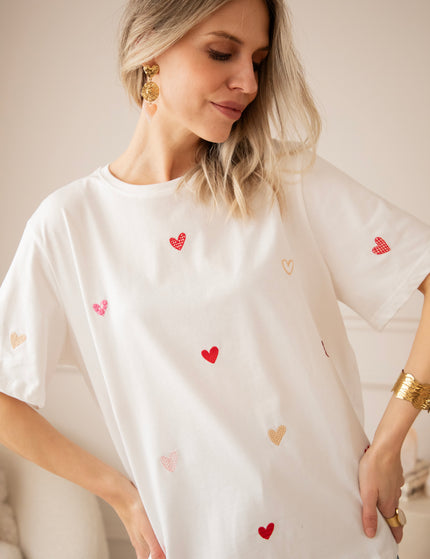 All Kinds Of Hearts White - T-Shirt