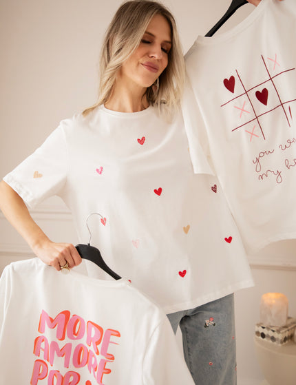 All Kinds Of Hearts White - T-Shirt