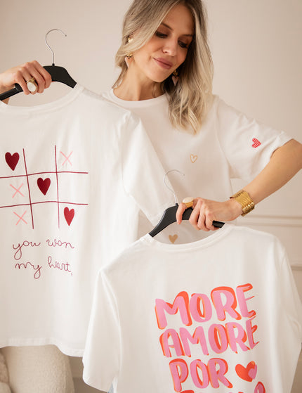 You Won My Heart White - T-Shirt