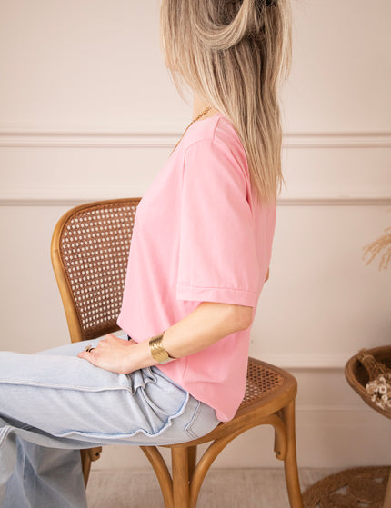 Sadie Basic Baby Pink - T-Shirt