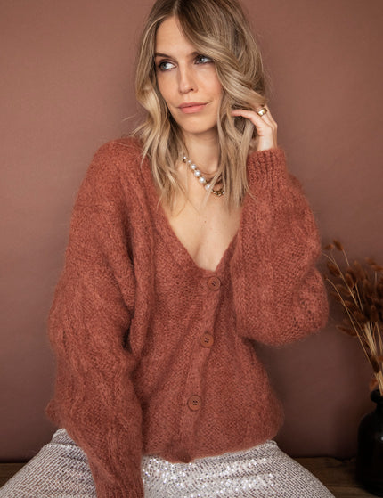 Kiki Cable Rusty - Cardigan