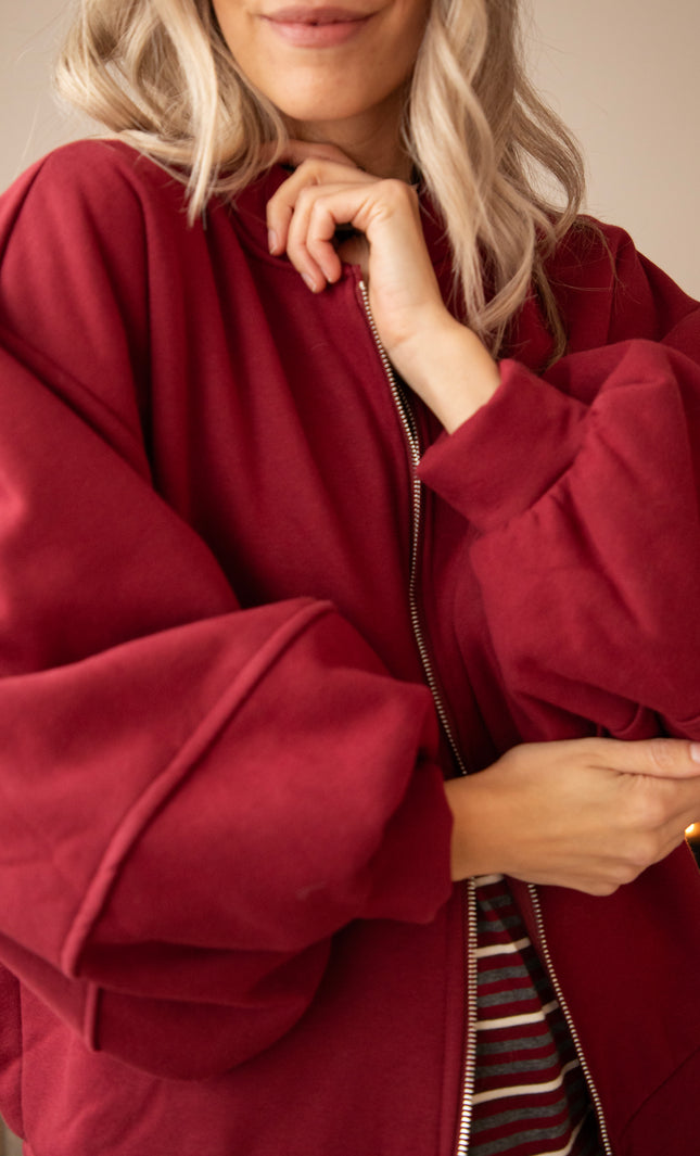 Snuggle Up Burgundy - Vest