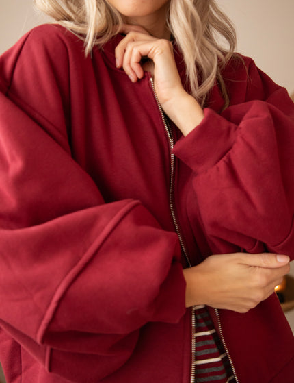 Snuggle Up Burgundy - Vest