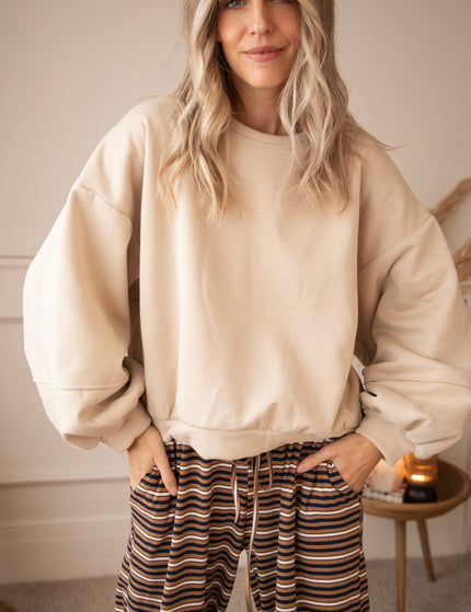 Snuggle Up Sand - Sweater