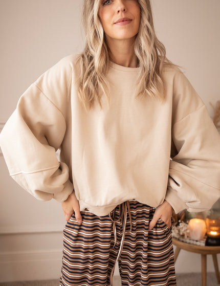 Snuggle Up Sand - Sweater