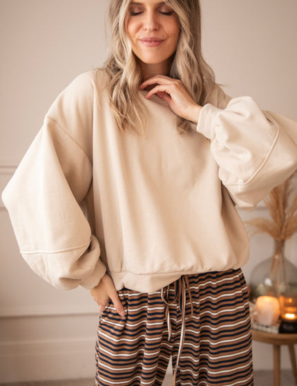Snuggle Up Sand - Sweater