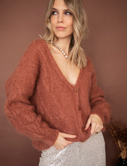 Kiki Cable Rusty - Cardigan