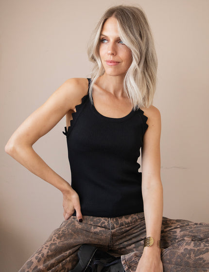 Willa Wave Black - Top