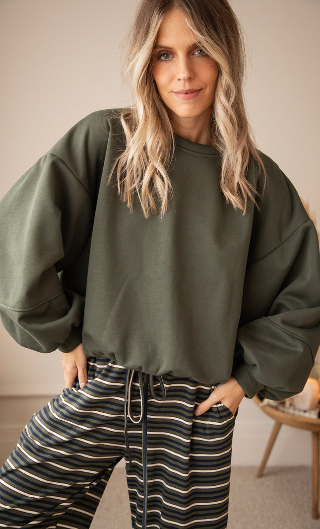 Pullover - Snuggle Up - Khaki