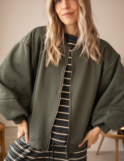 Bomberjacke - Snuggle Up - Khaki