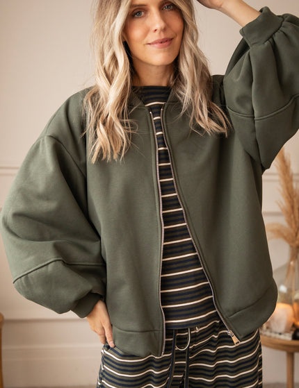 Bomberjacke - Snuggle Up - Khaki
