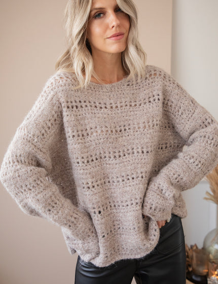 Macy Soft Taupe - Sweater