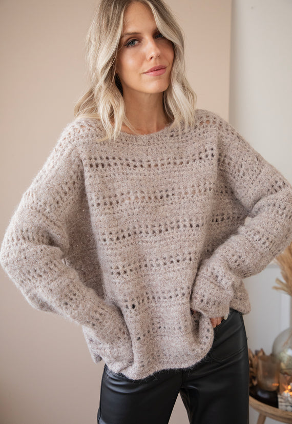 Pullover - Macy Soft - Taupe