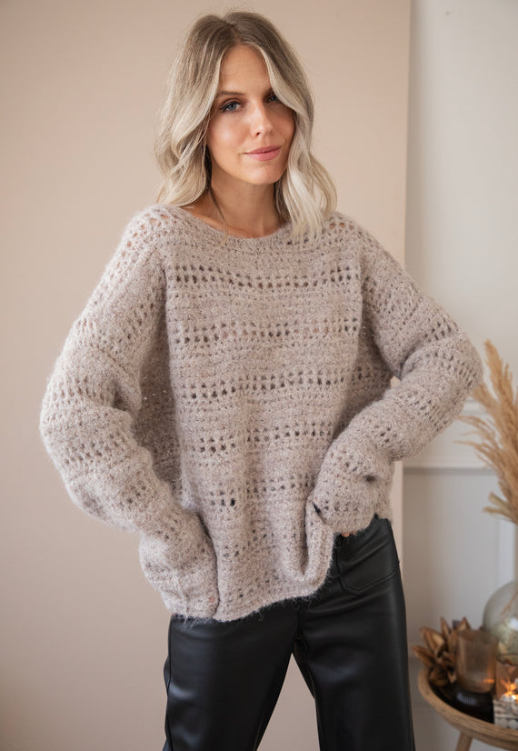 Pullover - Macy Soft - Taupe
