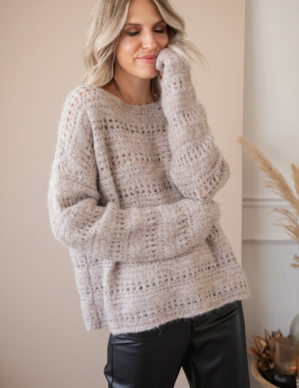 Macy Soft Taupe - Sweater