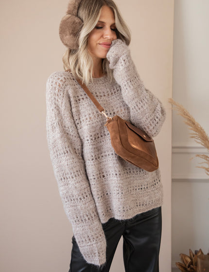 Macy Soft Taupe - Sweater