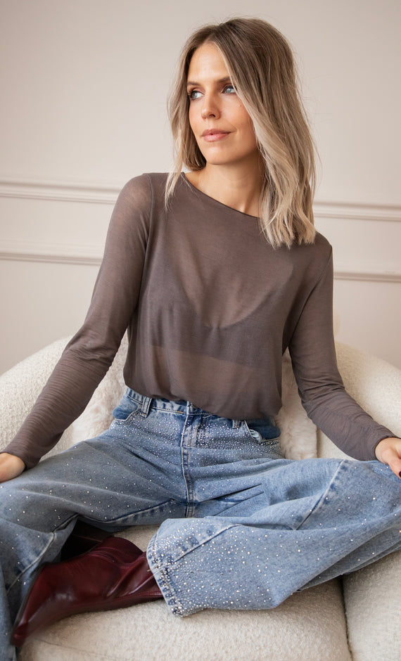 Meshmerize Choco - Longsleeve