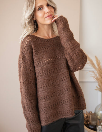 Macy Soft Brown - Sweater