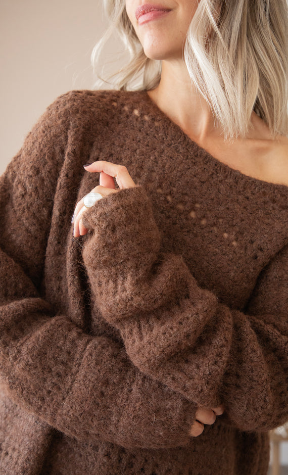 Macy Soft Brown - Sweater