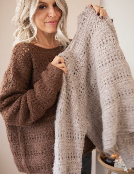 Macy Soft Brown - Sweater