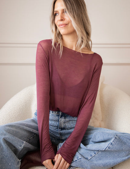 Meshmerize Bordeaux - Longsleeve