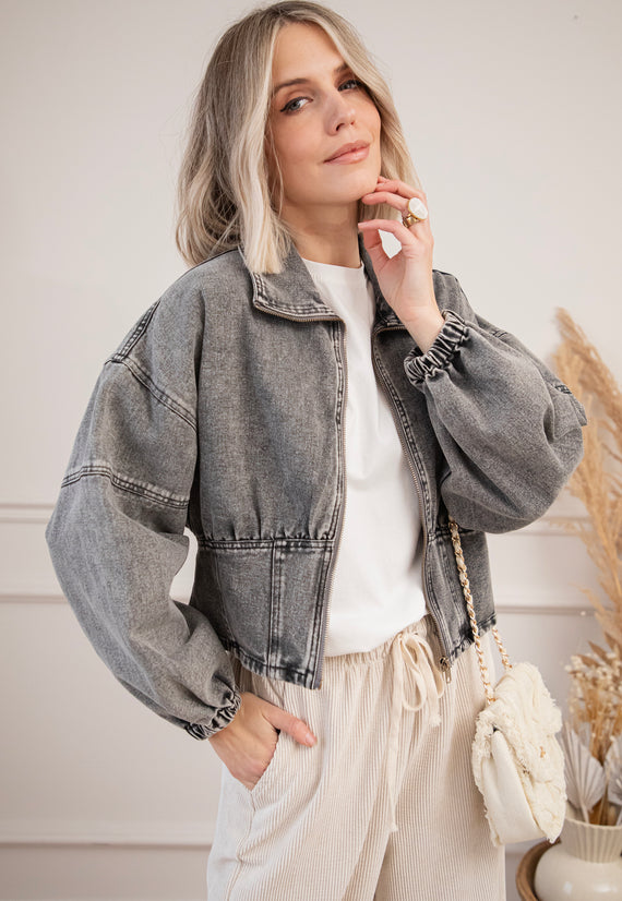 Love Denim Grey - Jacket