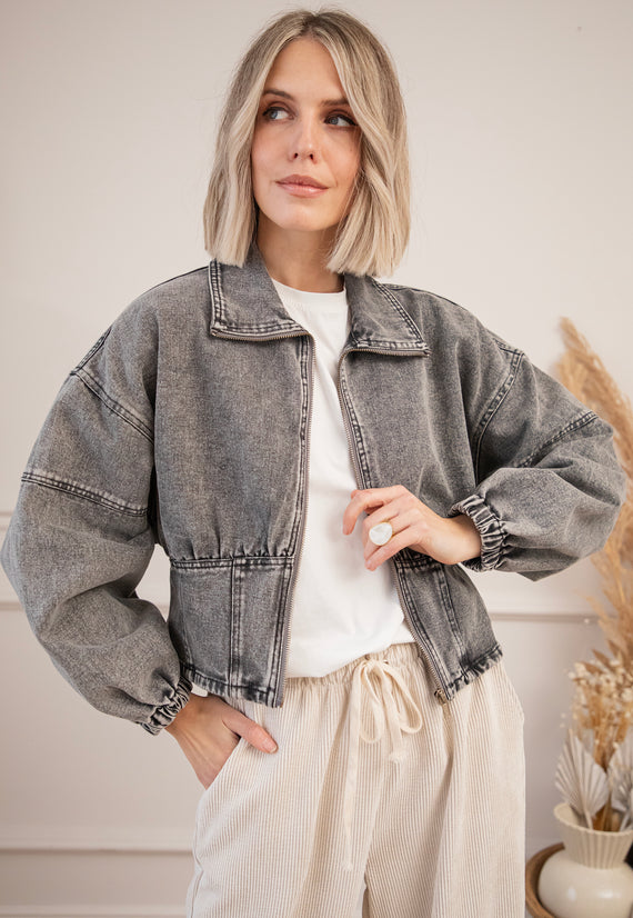 Love Denim Grey - Jacket