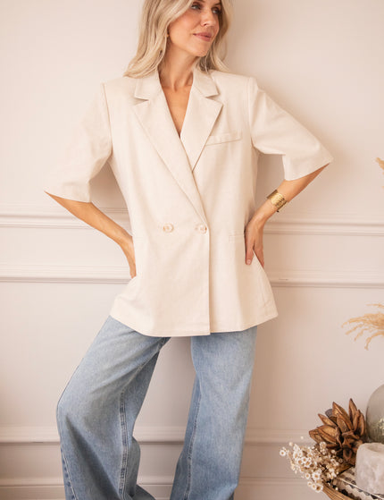 The Avery Beige - Blazer