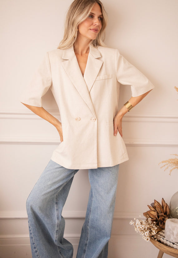 The Avery Beige - Blazer