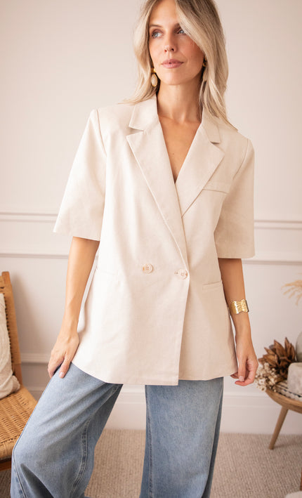 The Avery Beige - Blazer