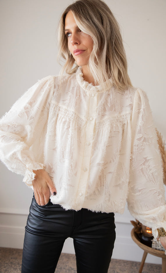 Bluse - Liora - Beige