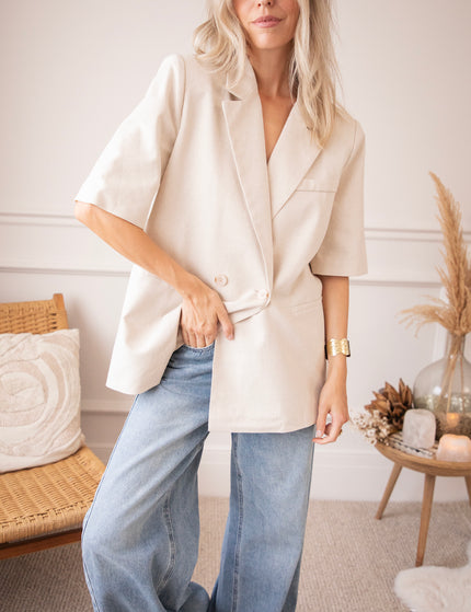 The Avery Beige - Blazer