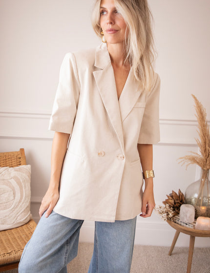 The Avery Beige - Blazer
